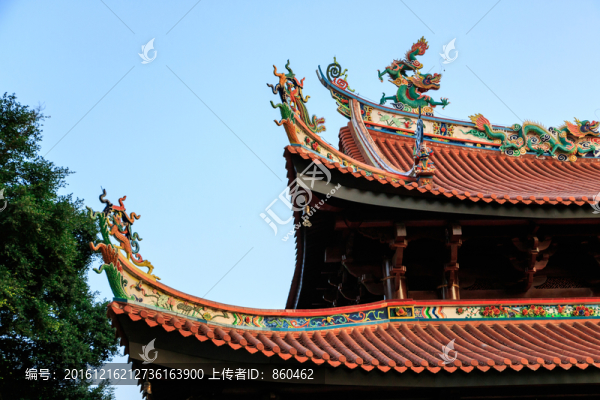 寺廟,屋頂,宗教,素材,古建筑