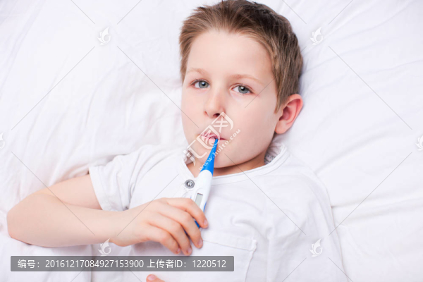 生病的孩子