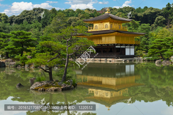 金色的金閣寺
