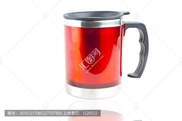 紅色的咖啡杯isolate2