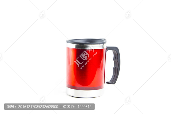 紅色的咖啡杯isolate1
