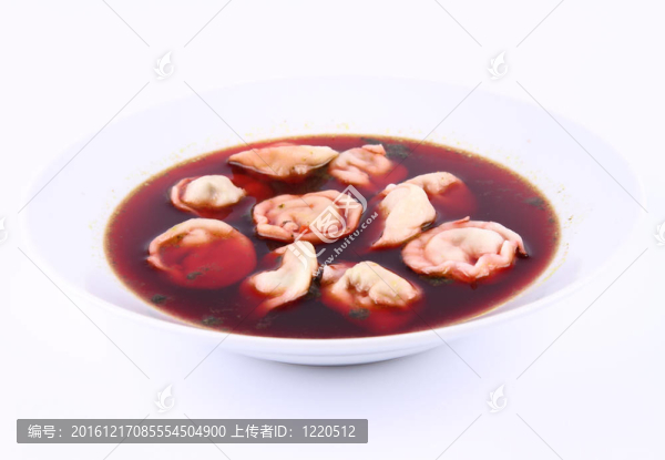 紅羅宋湯餃子