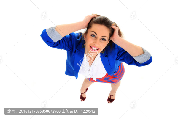 積極商業(yè)女性微笑