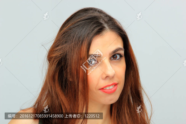 魅力美麗少婦肖像