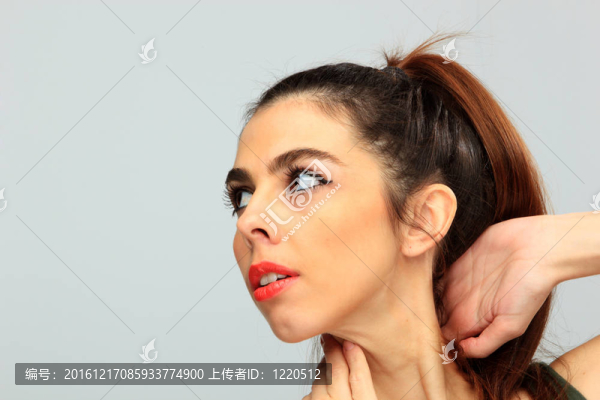 魅力美麗少婦肖像