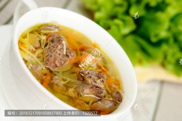肝雞面