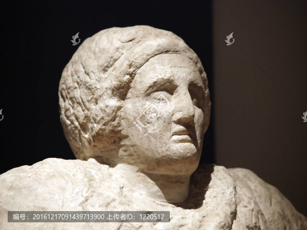 古代伊特魯里亞藝術(shù)。石棺的丘西；托斯卡納。