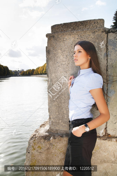 美麗的女商人
