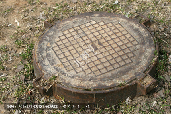 井蓋的下水道