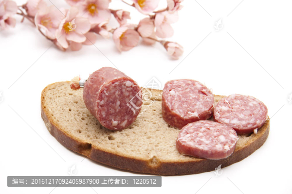 面包蒜意大利臘腸