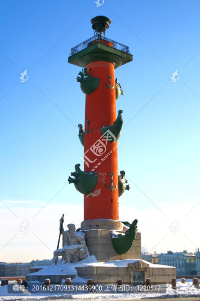 在圣彼得堡喙柱