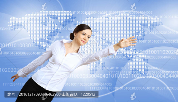有技術(shù)背景的商務(wù)女性