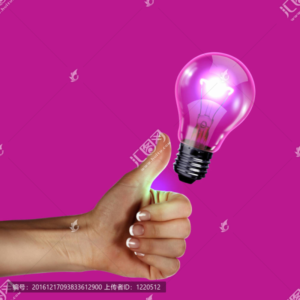 人體手持電燈泡