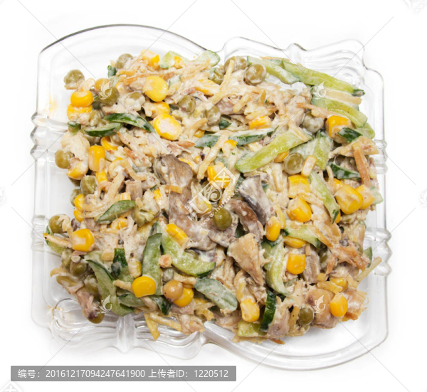 沙拉.香菇玉米黃瓜