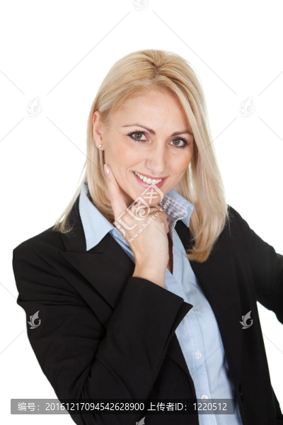美麗體貼的女商人