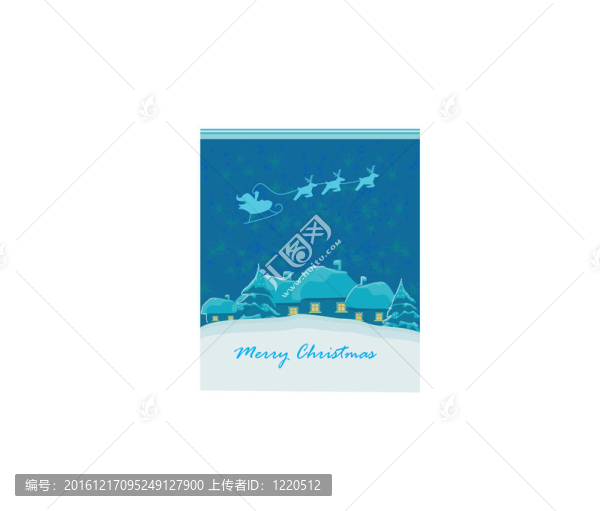 Santa新年快樂(lè)卡