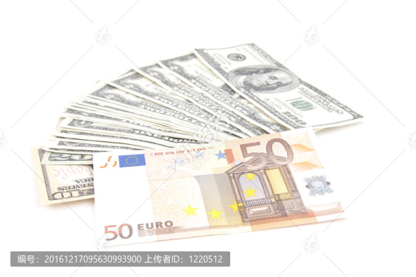 美元和歐元現(xiàn)金