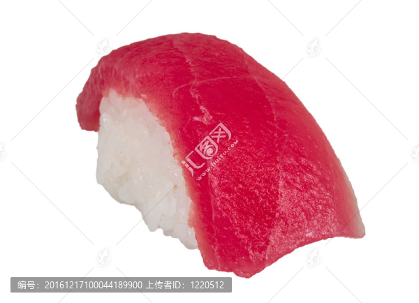 一個(gè)金槍魚壽司特寫