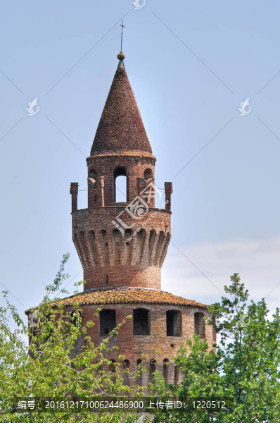 Rivalta城堡。Emilia,Romagna。意大利.