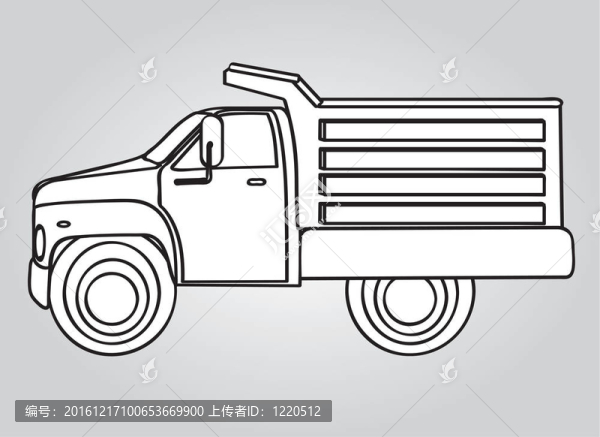 圖自卸車