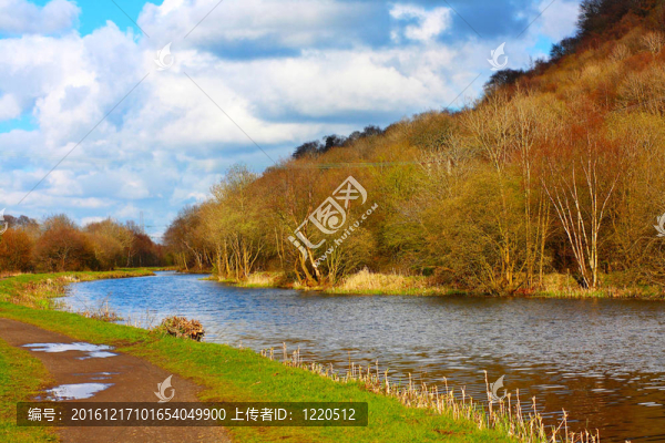 蘇格蘭春天的第四和克萊德運河