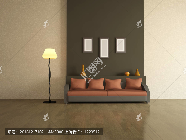 棕色沙發(fā)的內(nèi)部