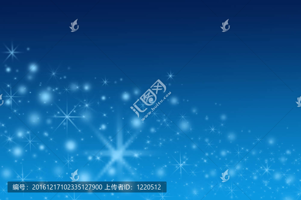 藍色背景的閃亮星星