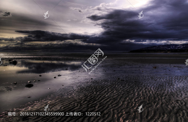 黃昏的穆迪海灘