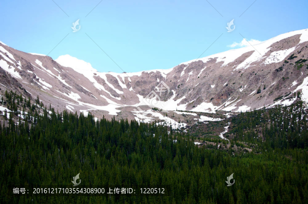 夏季積雪盆地