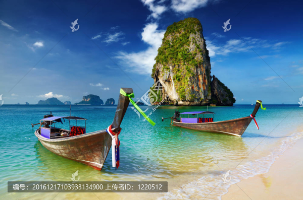 熱帶海灘；泰國