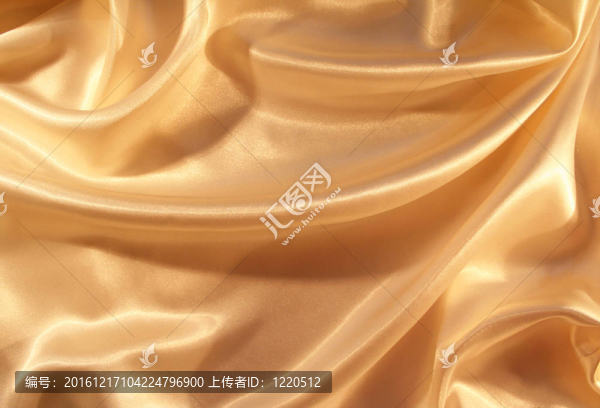 光滑典雅的金色絲綢為背景