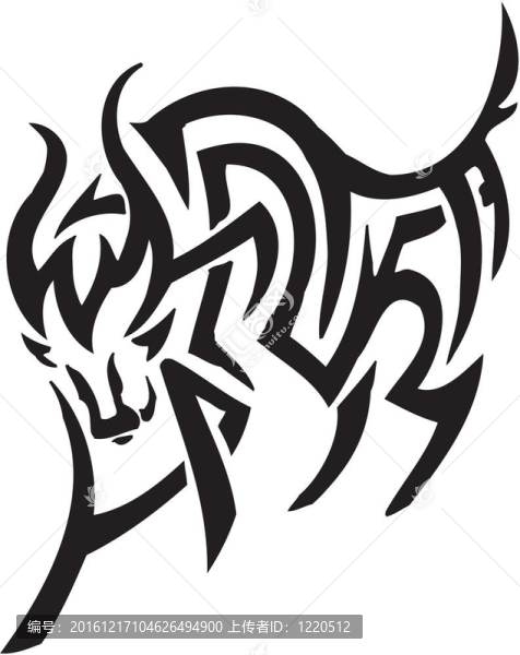 部落風(fēng)格動(dòng)物-插畫(huà)