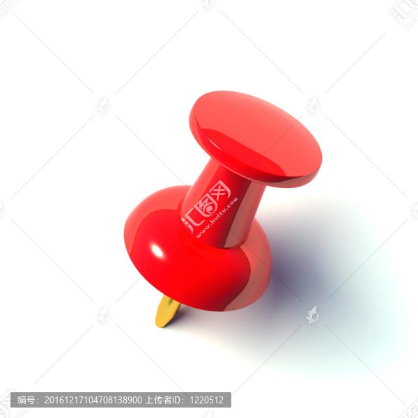 紅色圖釘