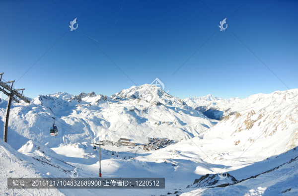 冬下高山