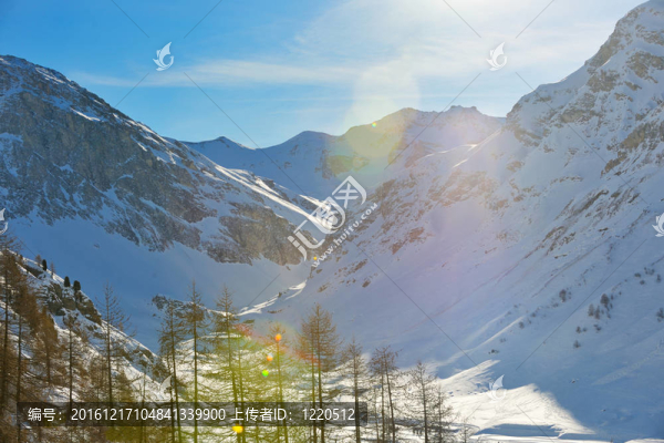 冬下高山