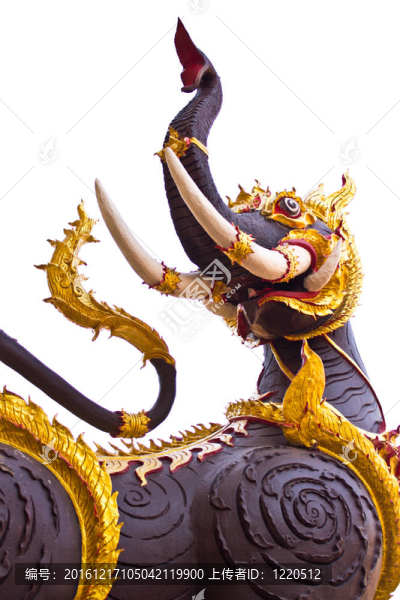 hussadeeling雕像在Wat,prabattakpha