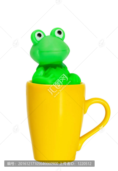 綠蛙咖啡杯