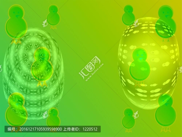 小雞-圖形抽象