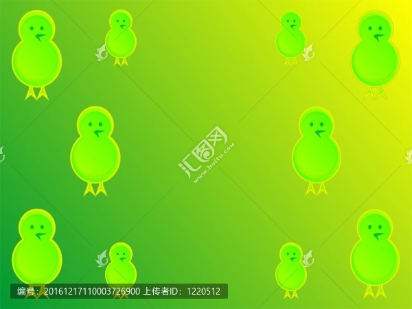 小雞-圖形抽象