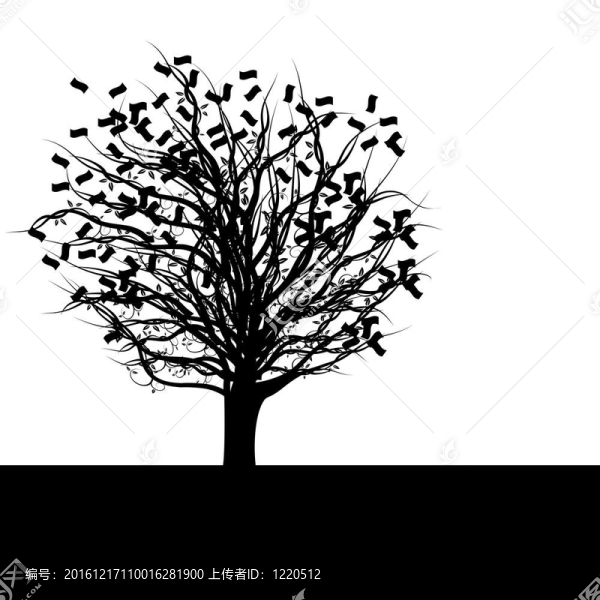 Tree,Silhouette的錢