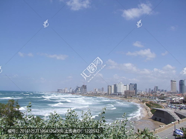 特拉維夫以色列海景；