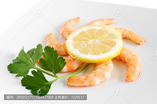 檸檬蝦特寫
