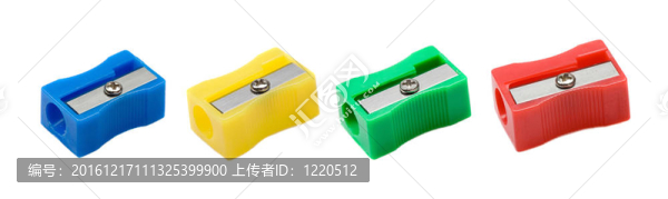 四種不同顏色的卷筆刀