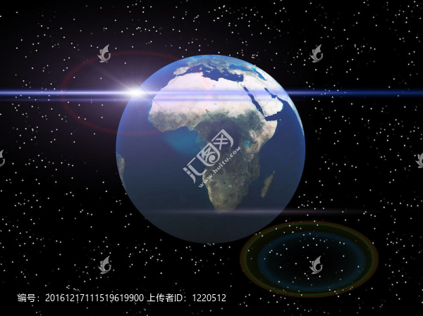 太空中的地球