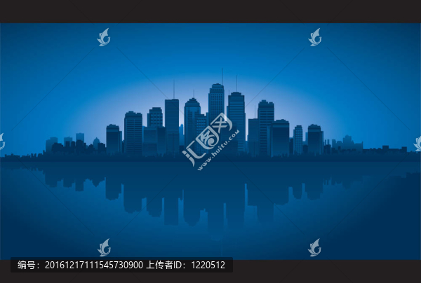 城市剪影背景