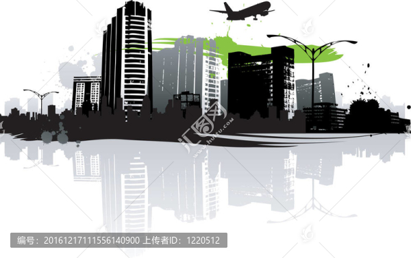 城市剪影背景