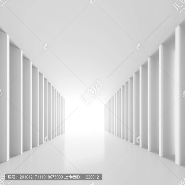 白色隧道背景