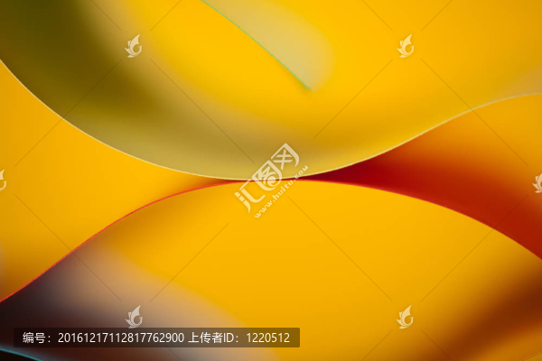黃色背景的彩色紙結(jié)構(gòu)