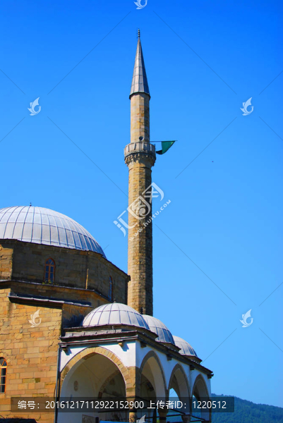 薩拉熱窩在夏季的Bosnia和首都Herzegovina