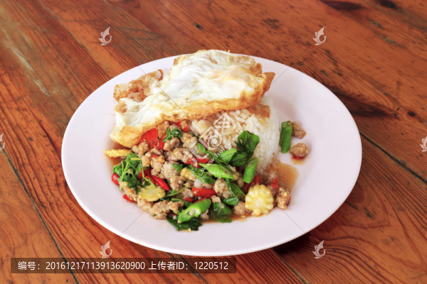泰國(guó)的食物；kraprao哞